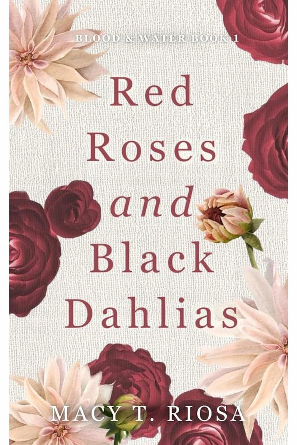 Red Roses and Black Dahlias by Macy T. Riosa