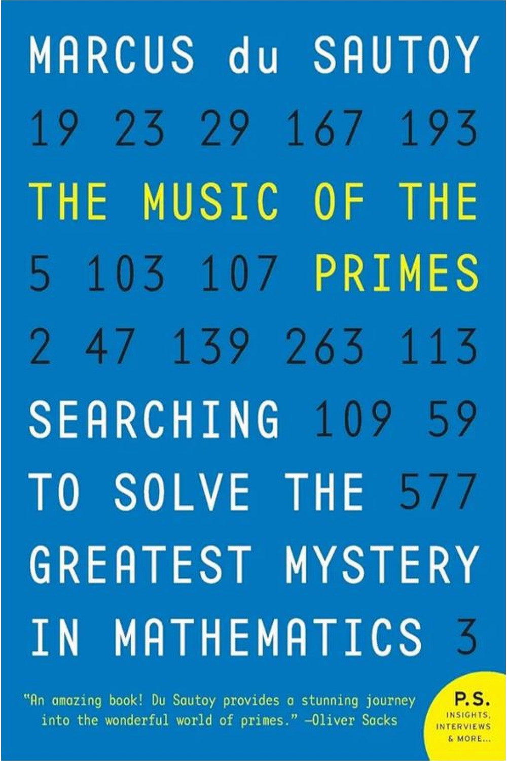 The Music of the Primes by Marcus du Sautoy