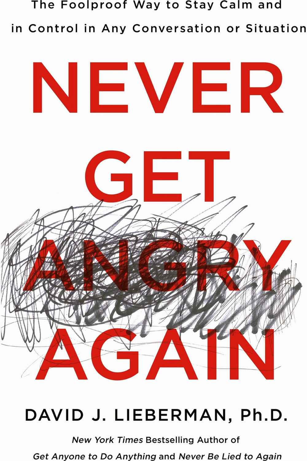 Never Get Angry Again by David J. Lieberman