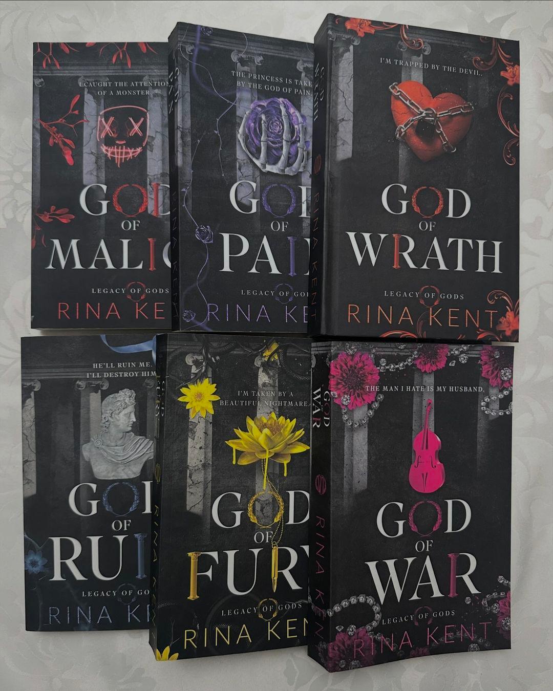 Legacy of Gods Series (6 Books) by Rina Kent - Book Tank BD