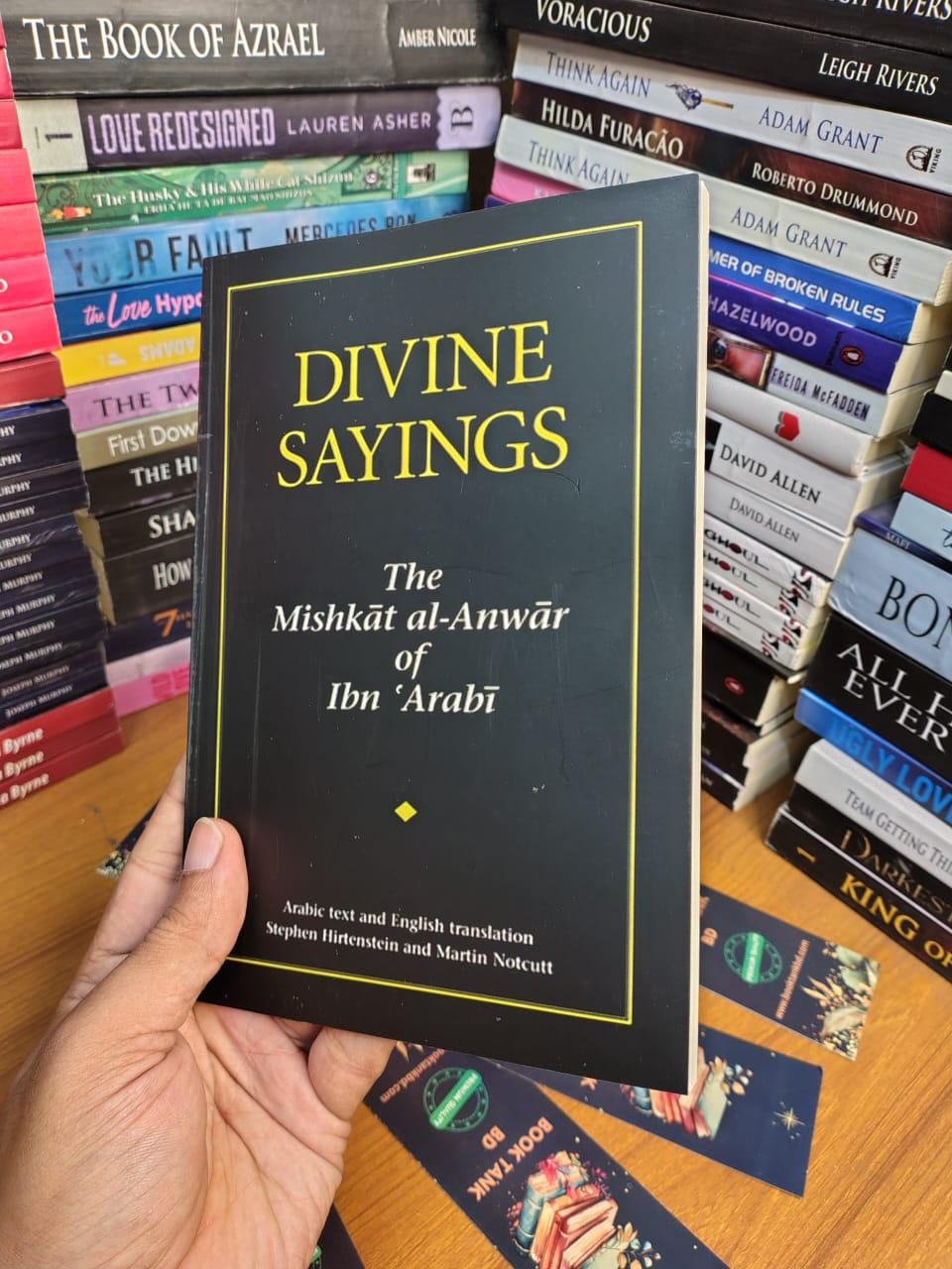 Divine Sayings The Mishkāt Al-Anwār of Ibn 'Arabi by Ibn Arabi - Book Tank BD