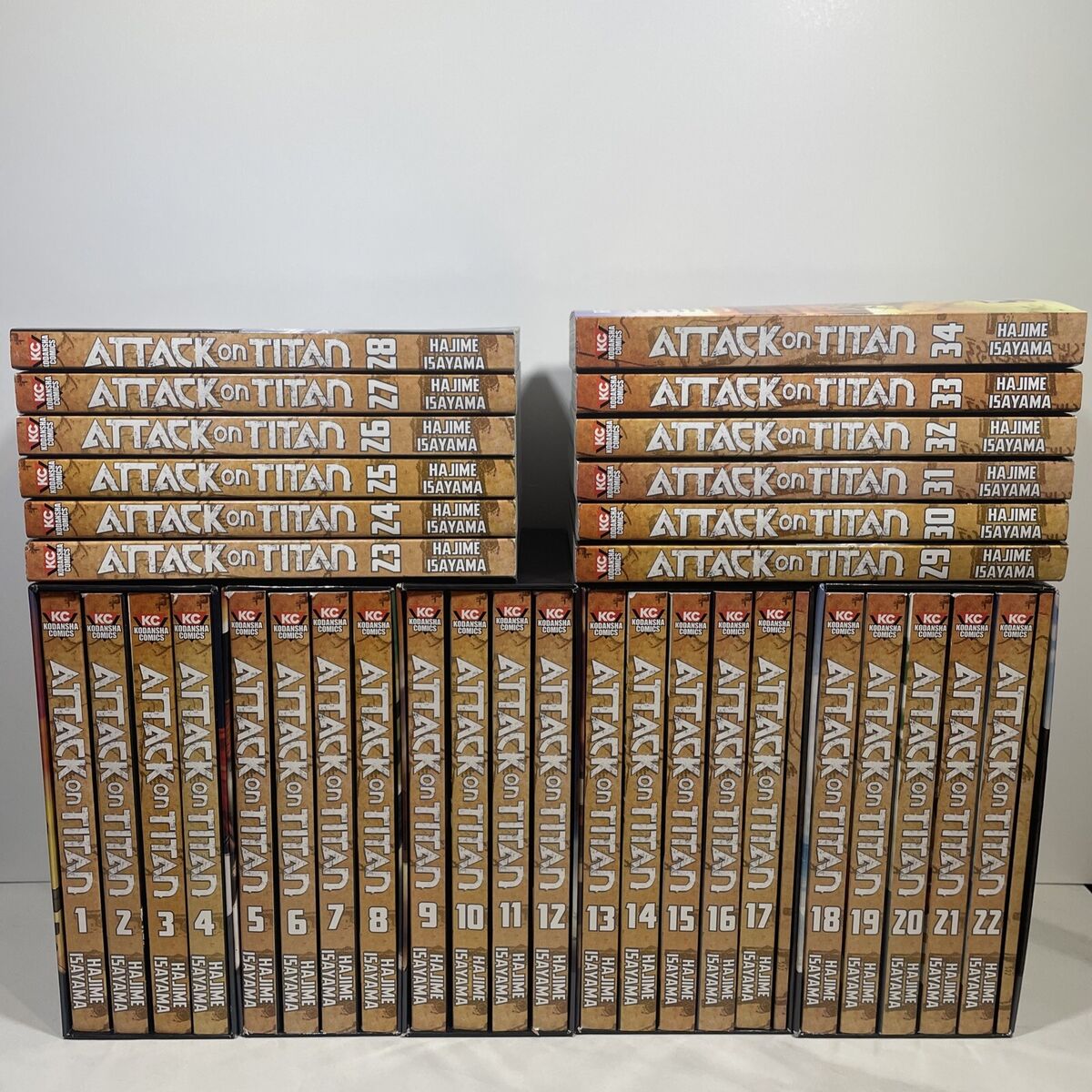 Attack on Titan Manga series 1-34 by Hajime Isayama – Book