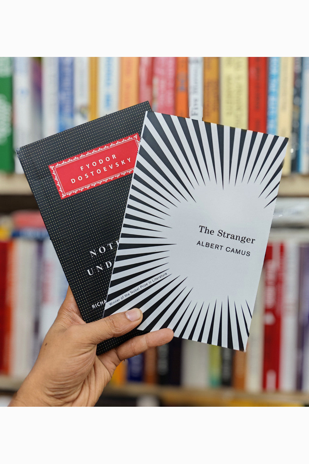 The Stranger + Notes from Underground (2 Books Combo) by Albert Camus and Fyodor Dostoevsky