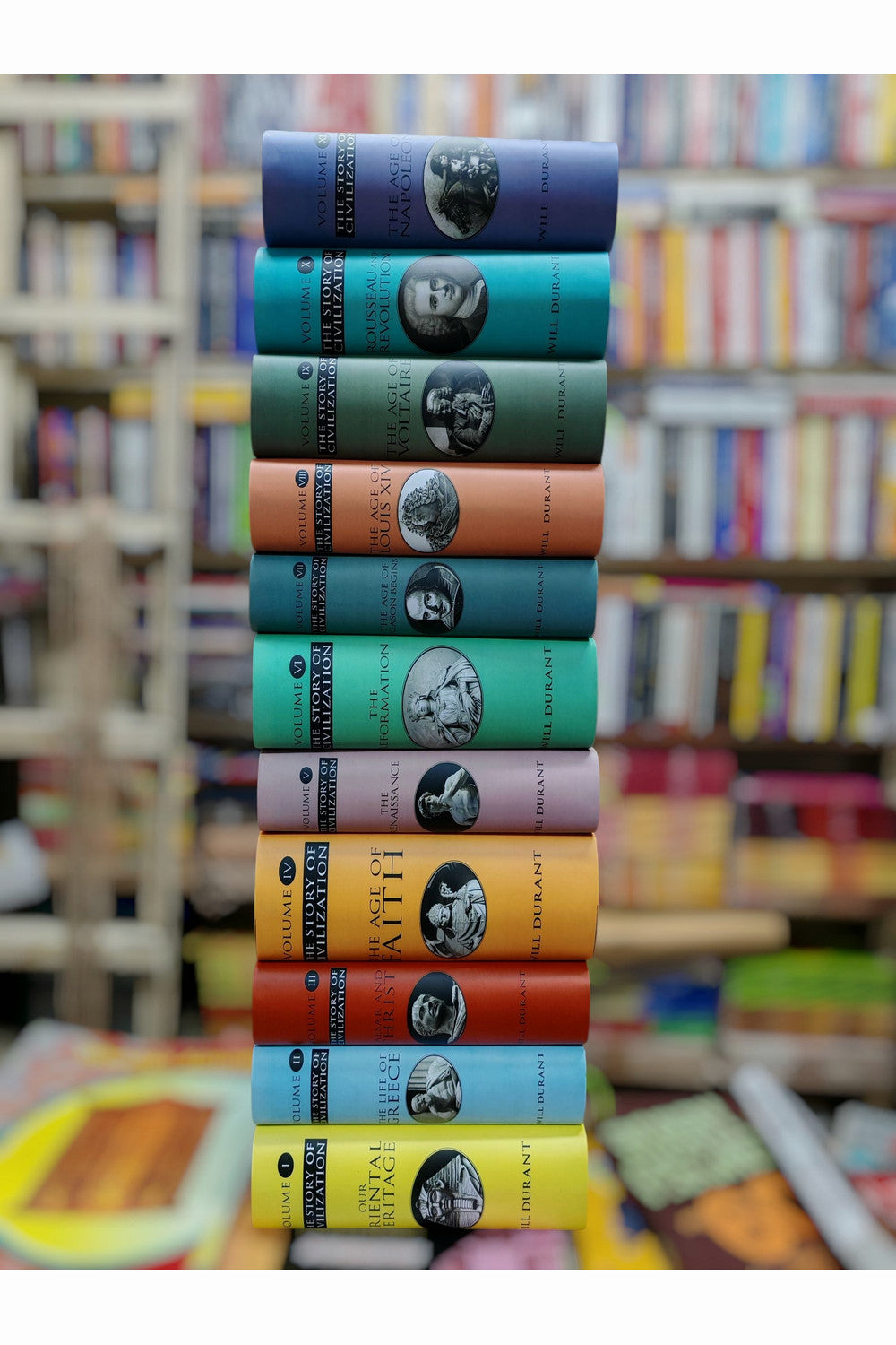 The Story of Civilization: Complete 11-Volume Set by Will Durant