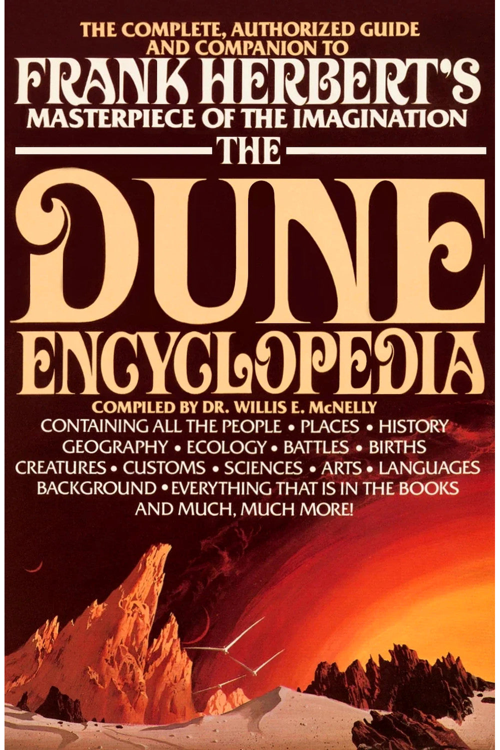 The Dune Encyclopedia by Willis E. McNelly
