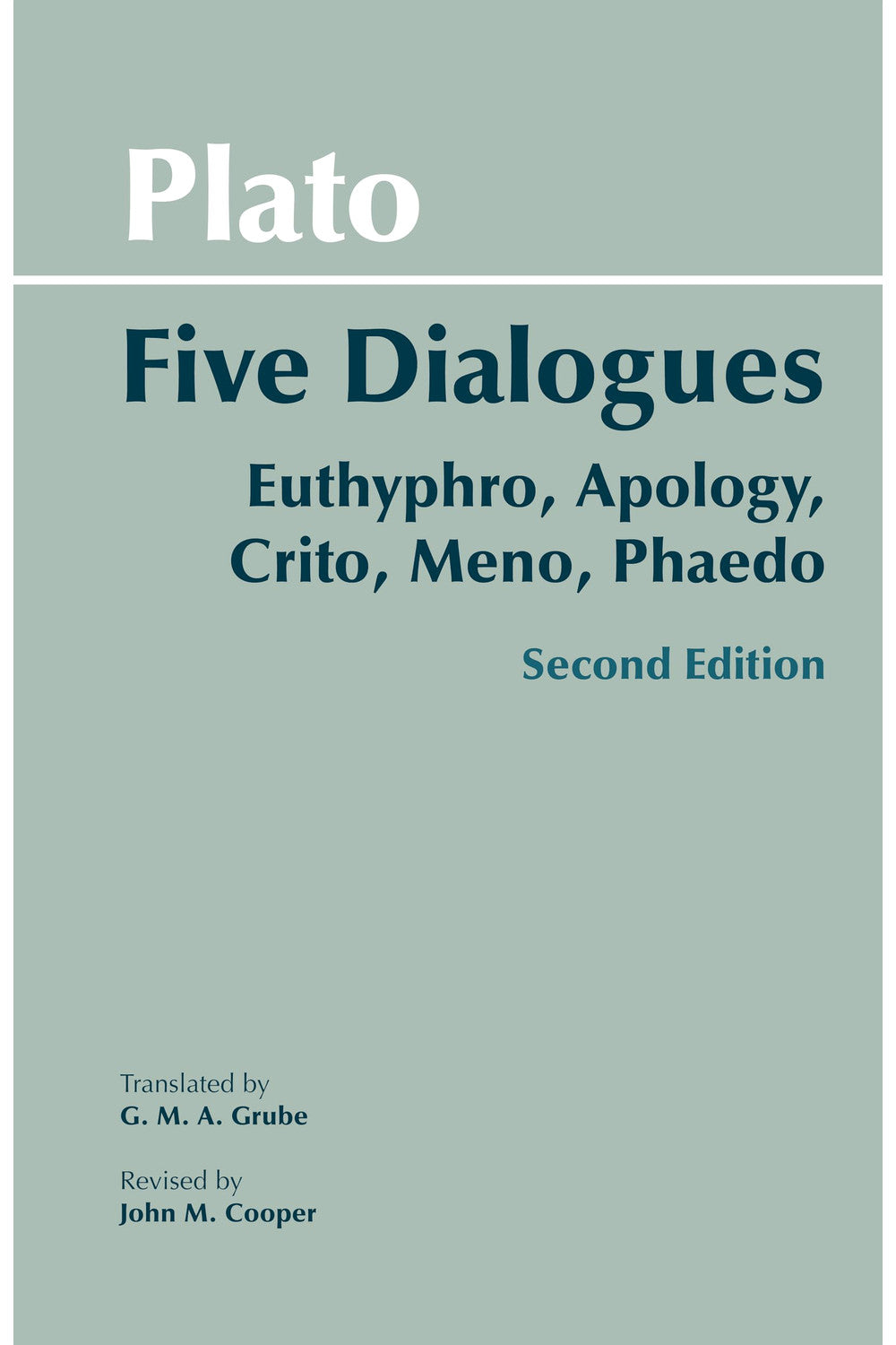 Plato: Five Dialogues by Plato
