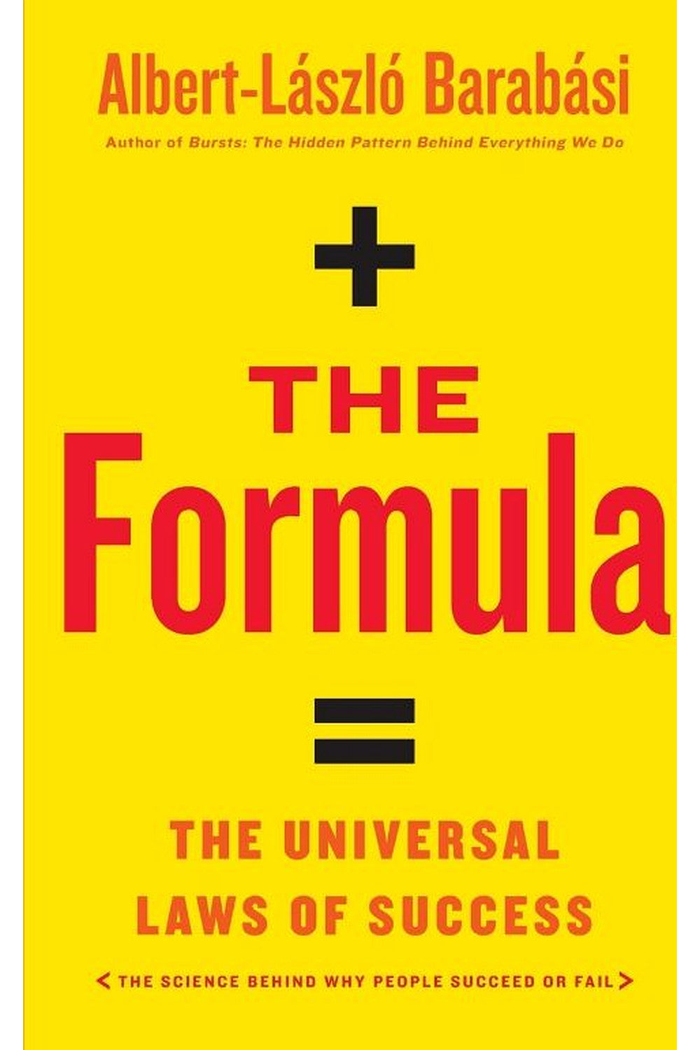 The Formula by Albert-Laszlo Barabasi