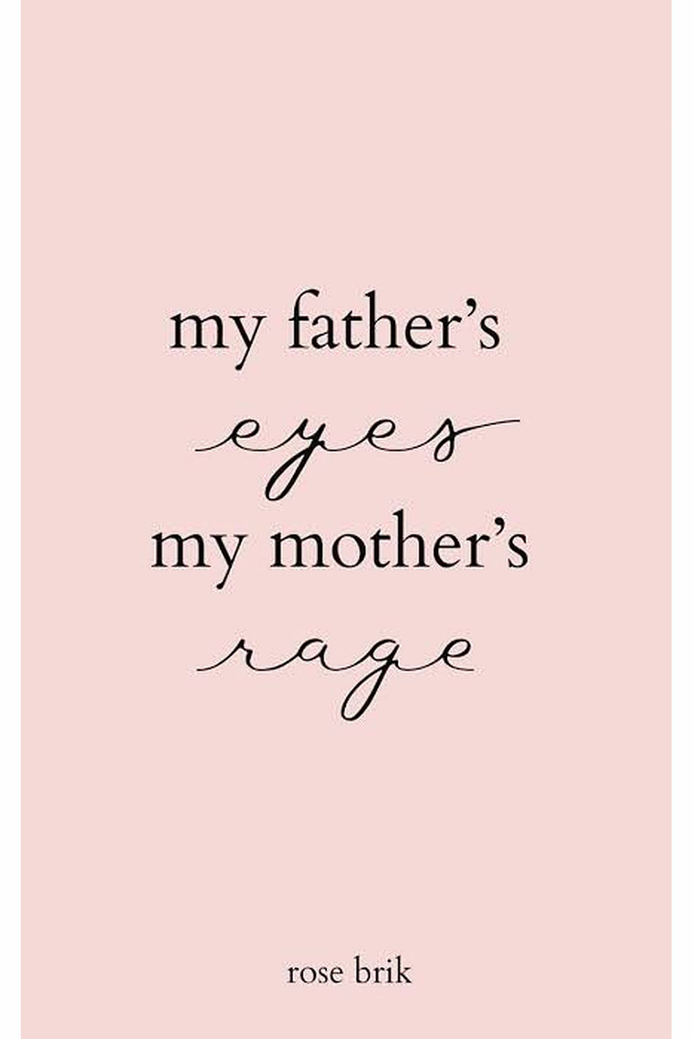 My Father's Eyes, My Mother's Rage by Rose Brik
