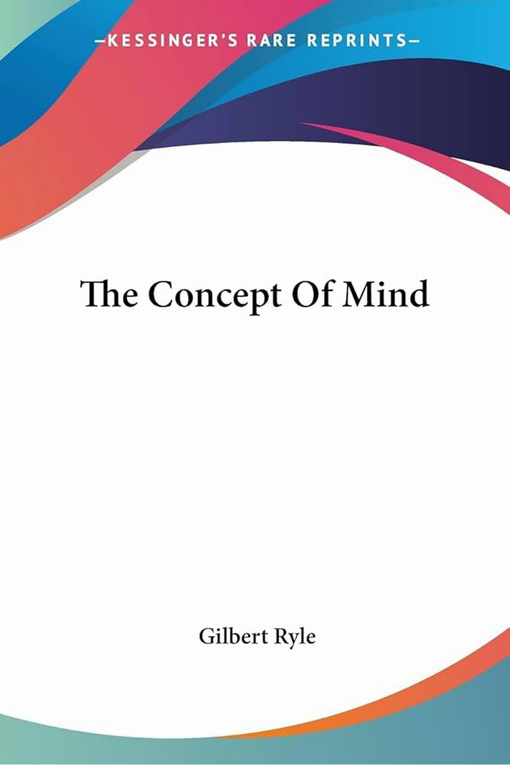 The Concept of Mind by Gilbert Ryle