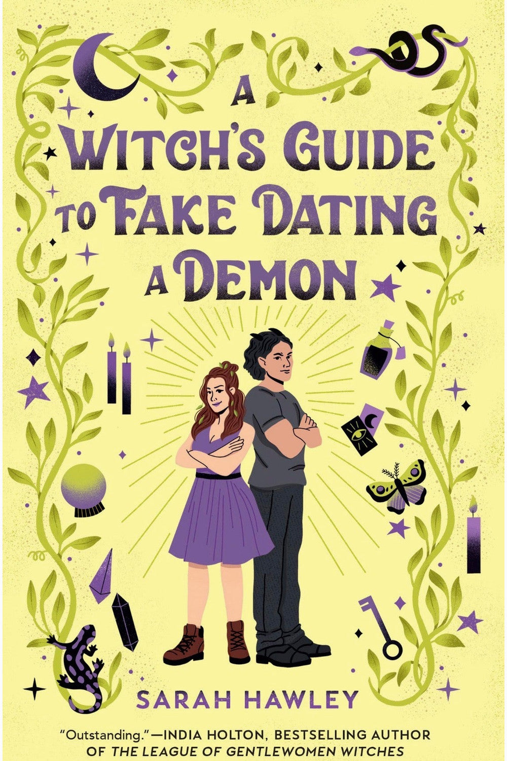 A Witch's Guide to Fake Dating a Demon by Sarah Hawley