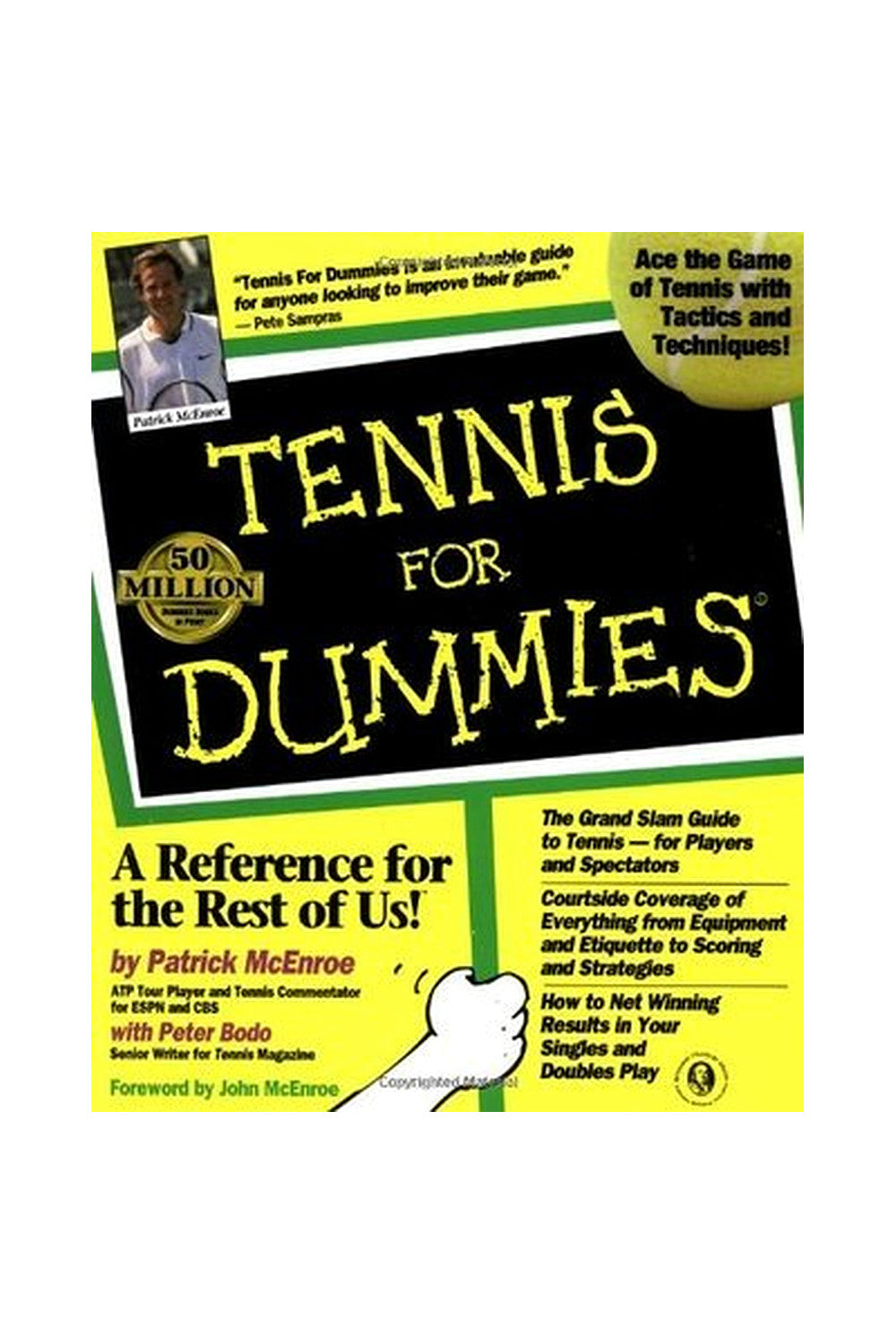 Tennis For Dummies by Patrick McEnroe