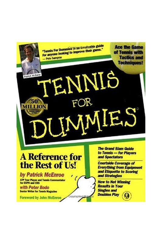 Tennis For Dummies by Patrick McEnroe
