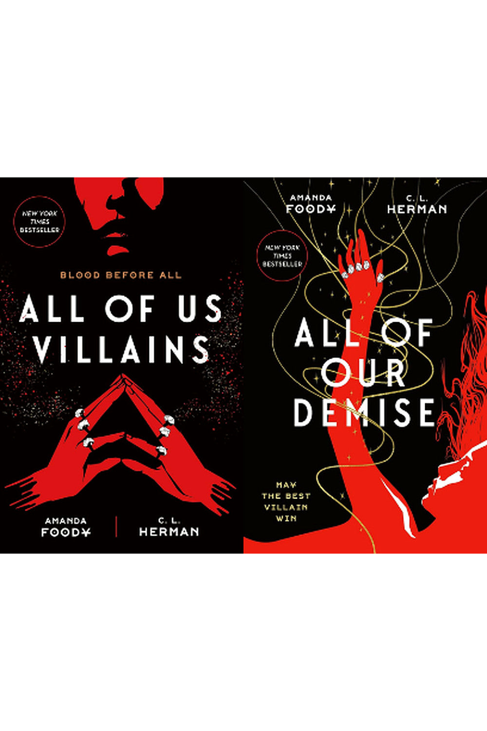 All of Us Villains Series by Amanda Foody and Christine Lynn Herman