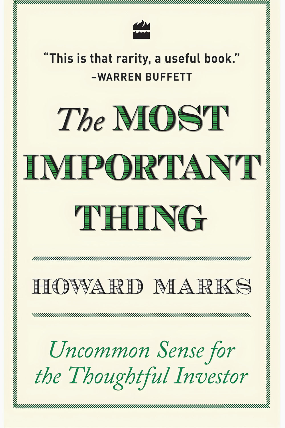 The Most Important Thing by Howard Marks