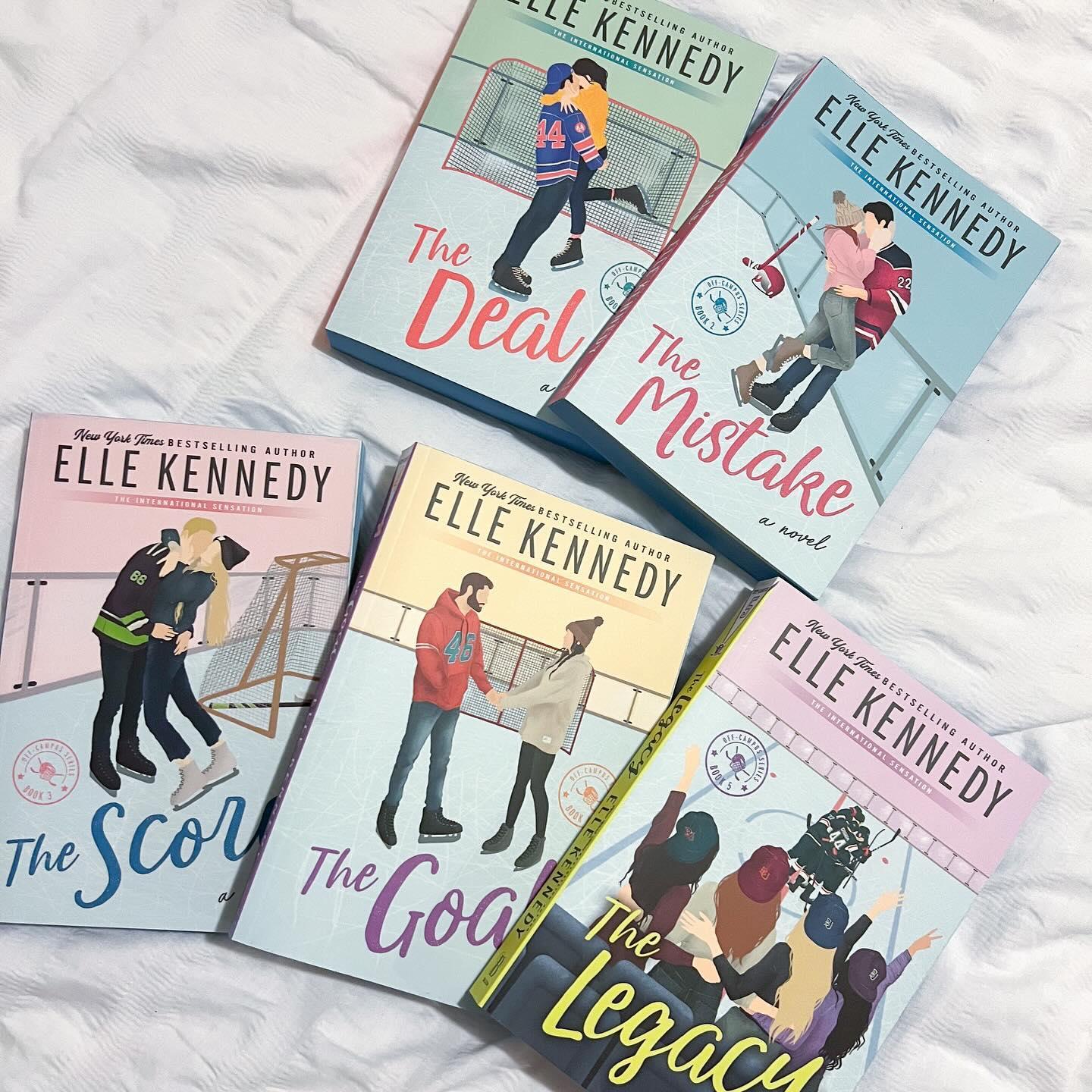 Off Ramp Book Off-Campus Series (5 Books) by Elle Kennedy – Book Tank BD