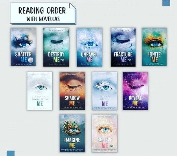 Shatter Me Series(11 Books) by Tahereh Mafi – Book Tank BD
