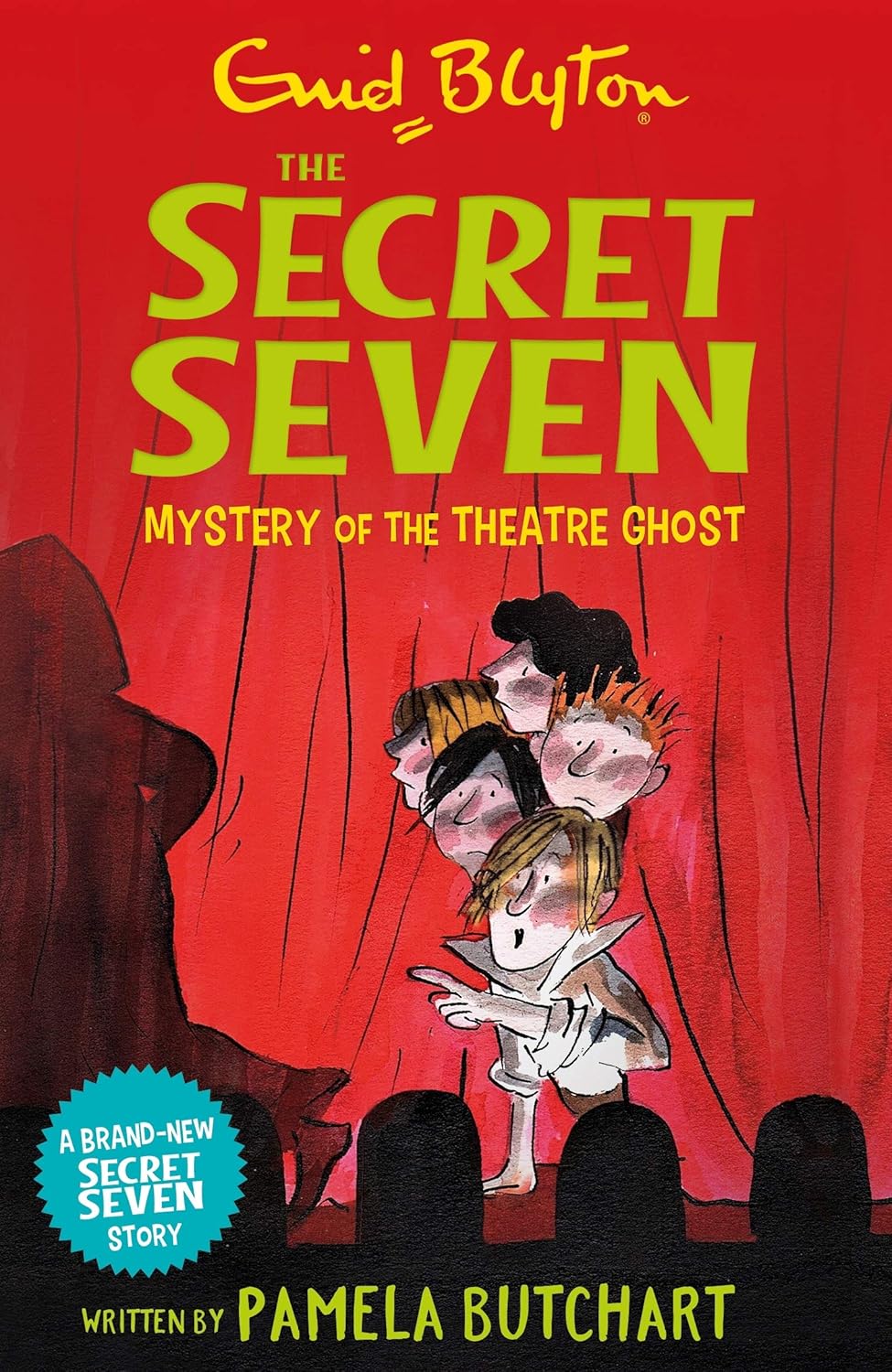 The Secret Seven: Mystery of the Theatre Ghost by Enid Blyton
