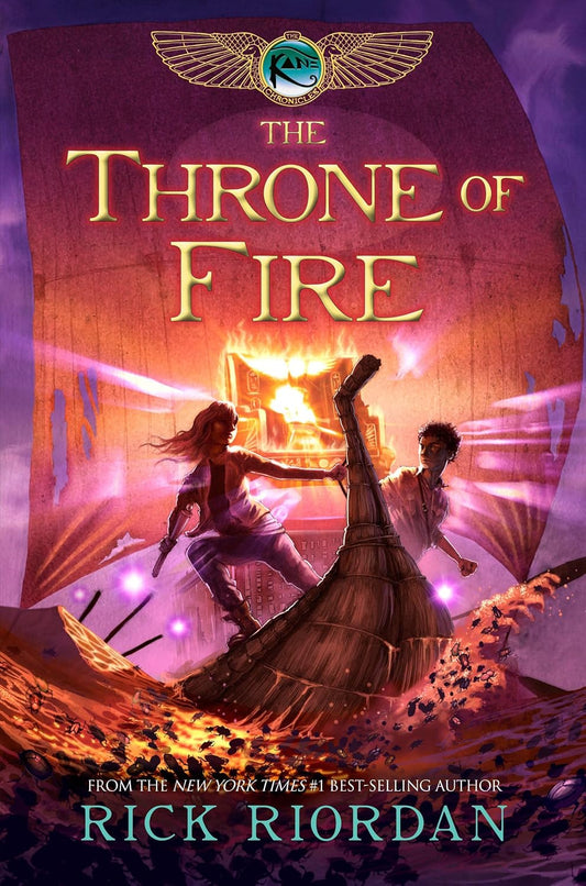 The Kane Chronicles: The Throne of Fire by Rick Riordan