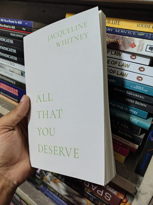 All That You Deserve by Jacqueline Whitney