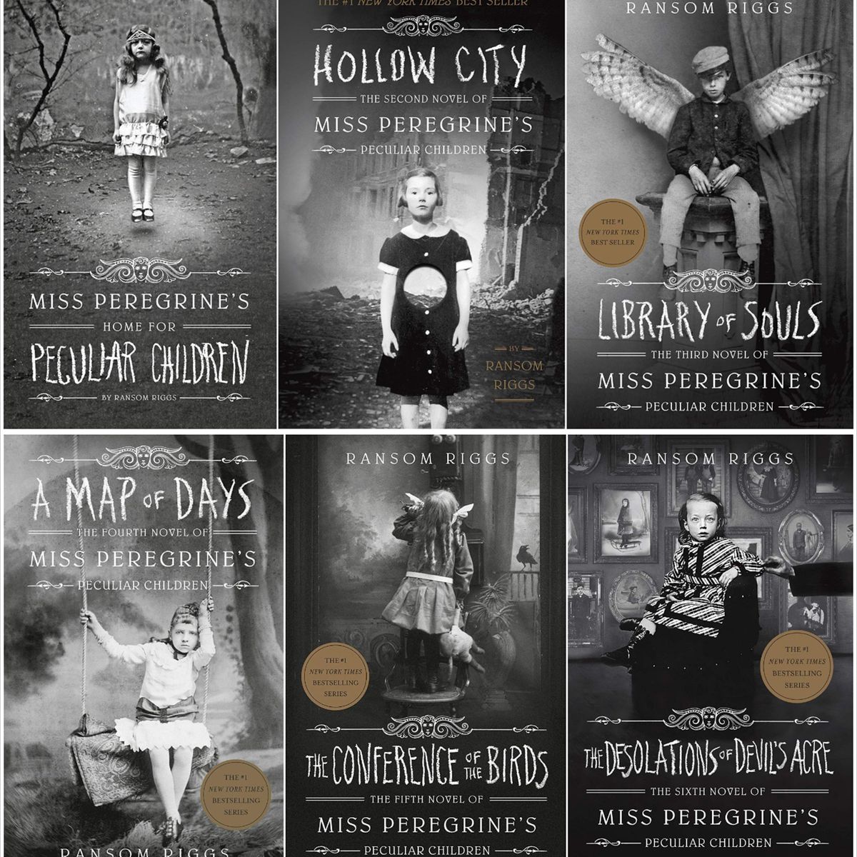 Miss Peregrine's Peculiar Children Series (6 Books) by Ransom Riggs