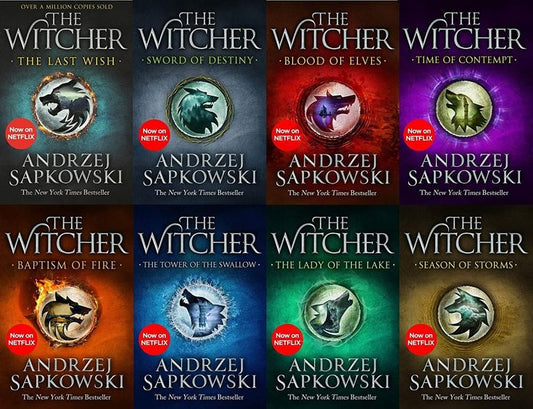 The Witcher Series (8 Books) by Andrzej Sapkowski